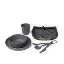 Sea to Summit Camp Dinner Set/ With Mesh Sack 6 Piece - Charcoal