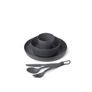 Sea to Summit Camp Dinner Set/ With Mesh Sack 6 Piece - Charcoal
