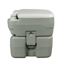 Camec Portable Toilet with Piston Flush (20L Waste/12L Holding)