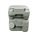 Camec Portable Toilet with Piston Flush (20L Waste/12L Holding)