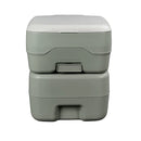 Camec Portable Toilet with Piston Flush (20L Waste/12L Holding)