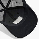 Scales Solid Marlin Mesh Trucker Hat - Black / Grey Mesh