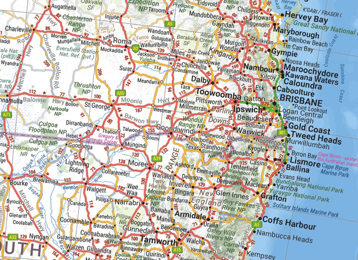 Hema Maps Australia Handy Map