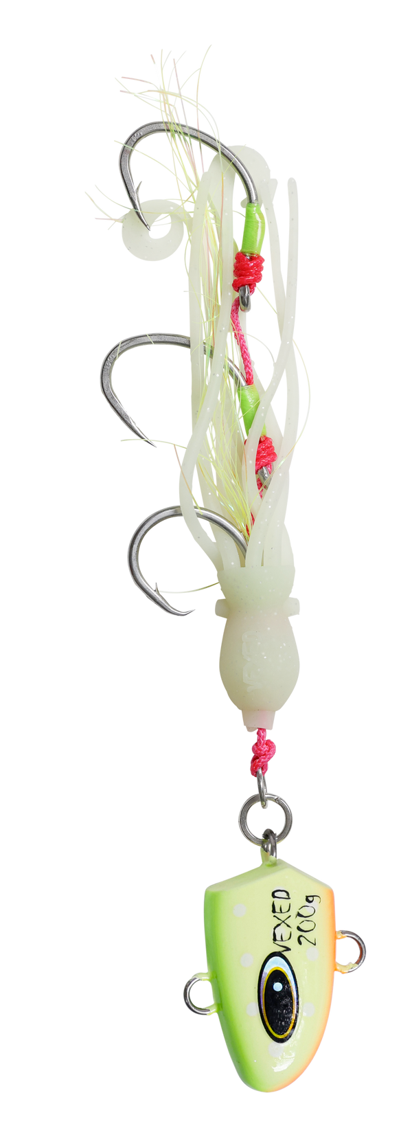 Vexed Bottom Meat Deluxe Lure 150g Lumo Glow Spot