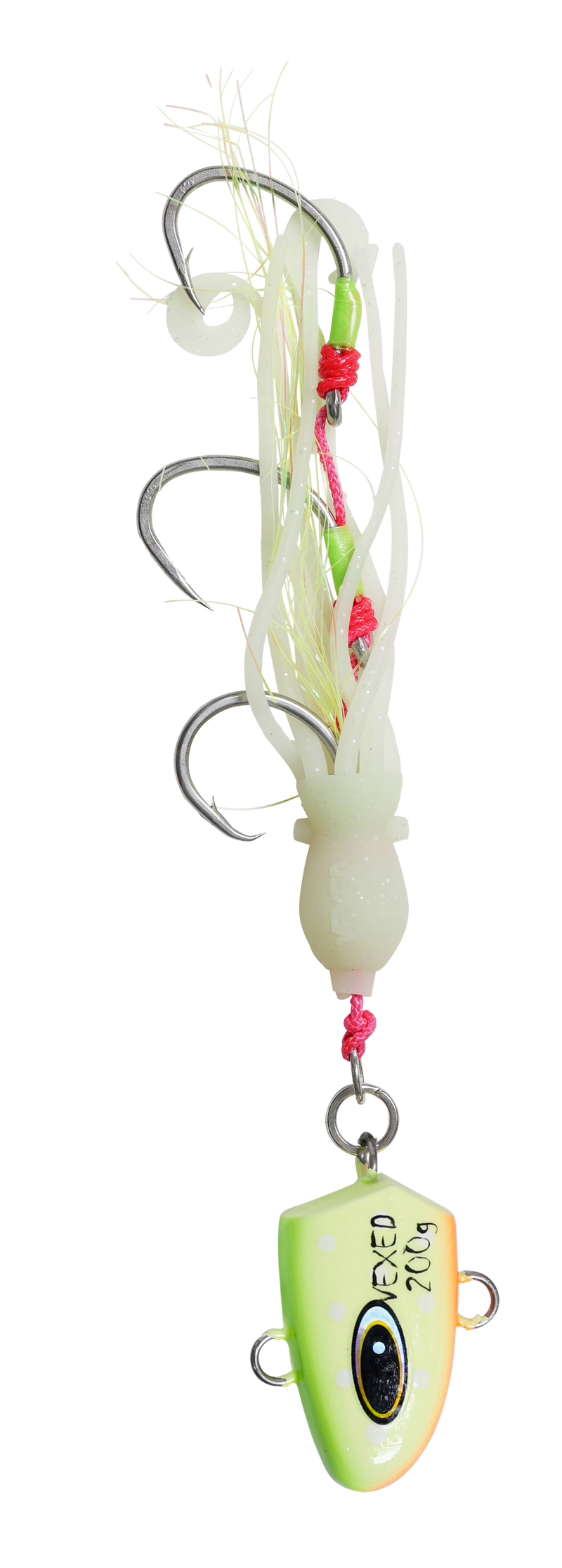 Vexed Bottom Meat Deluxe Lure 110g Lumo Glow Spot