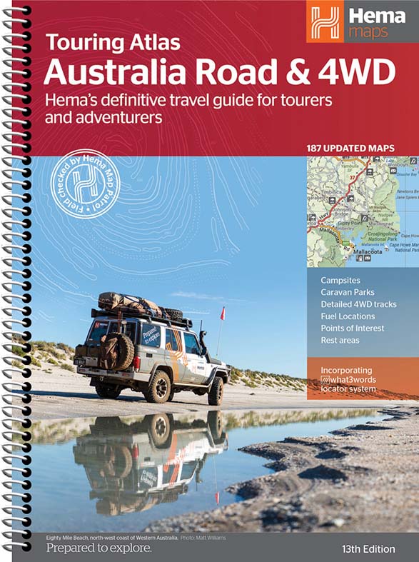 Hema Maps Australia Road & 4WD Touring Atlas