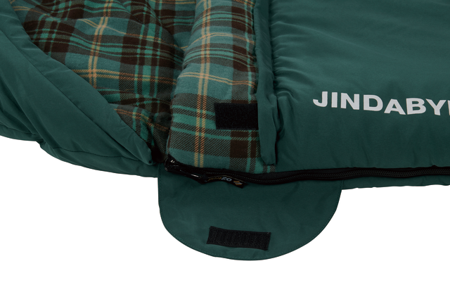 OZtrail Jindabyne 0°C Sleeping Bag - Right Zip - Evergreen