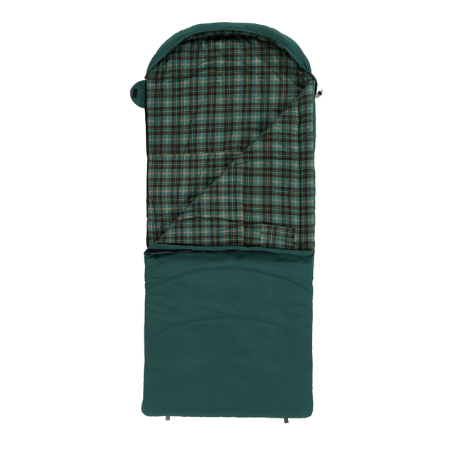 OZtrail Jindabyne 0°C Sleeping Bag - Right Zip - Evergreen