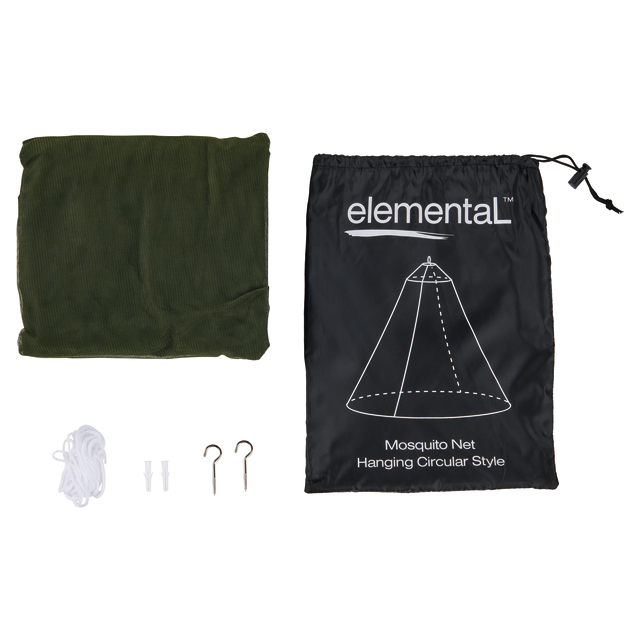 Elemental Single Circular Mosquito Net