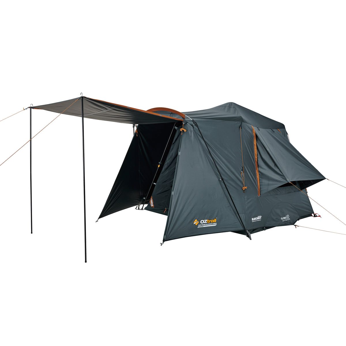 rocktrail 4 person tent OZtrail Fast Frame BlockOut Lumos 4P (4 Person) wash bag easy setup features Color:Vint White Urban Camper: Kompakte Freiheit