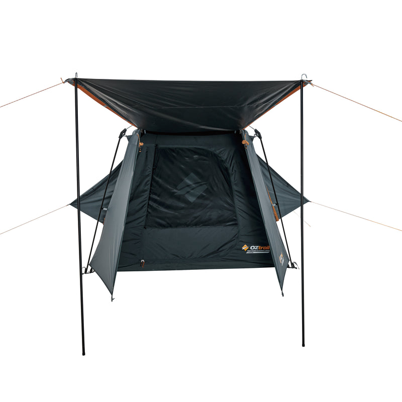 a frame tent 4 person OZtrail Fast Frame BlockOut Lumos 4P Tent (4 Person)