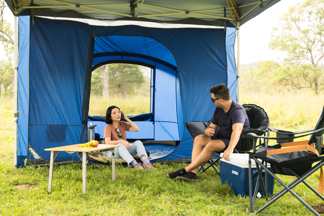 OZtrail 3.0 Gazebo Portico Deluxe - Blue