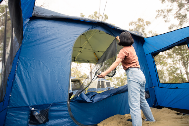 OZtrail 3.0 Gazebo Portico Deluxe - Blue