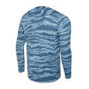 Pelagic Exo-Tech Wahoo Camo Long Sleeve Hooded Shirt with Face Mask - Petrol