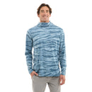 Pelagic Exo-Tech Wahoo Camo Long Sleeve Hooded Shirt with Face Mask - Petrol