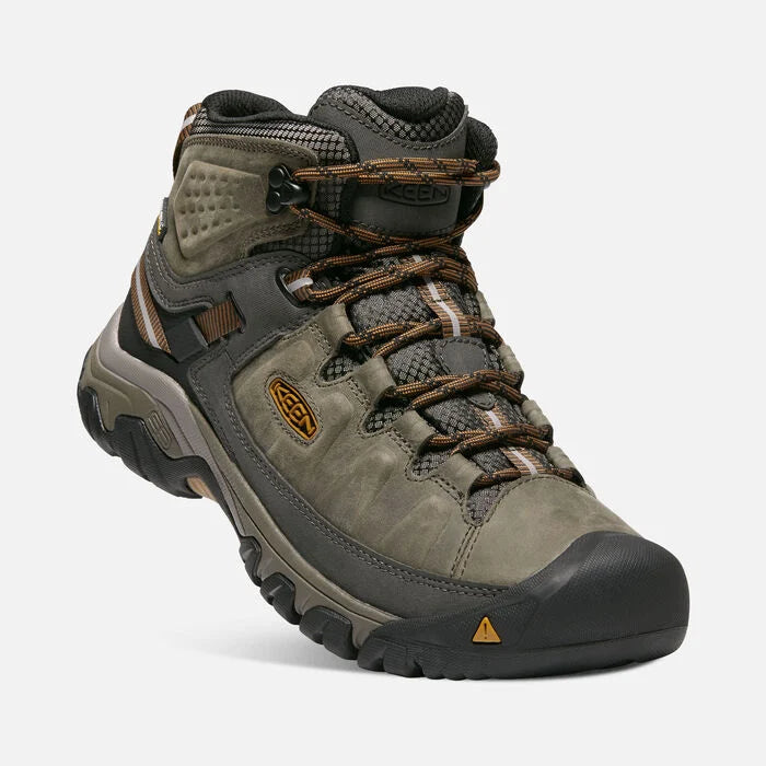 Keen Men's Targhee III Mid Waterproof Boot - Black Olive Golden Brown