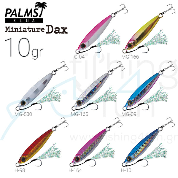 Palms Miniature Dax Micro Jigs 14g (Assorted Colours)