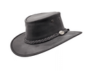 Barmah Hats Foldaway Bronco (1060BL) - Black (XXX-Large)
