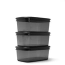 Rugged Xtremes Reusable Crib Containers (1100ml) - Black (3 Pack)