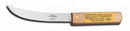 Green 6" River Wide Boning Knife with Wooden Handle