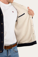 Ringers Western Mens Milawa Corduroy Fleece Lined Jacket - Navy