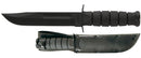 Ka-Bar Fighting/Utility Straight Edge Knife - Black