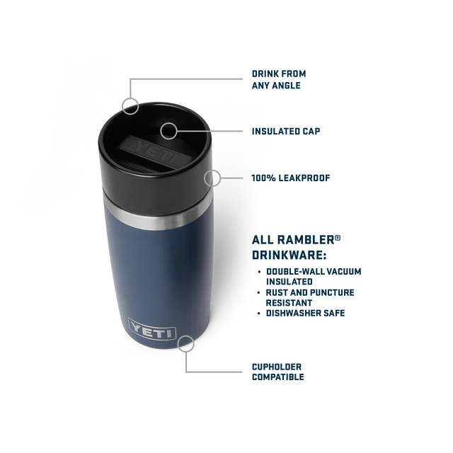 Yeti Rambler 12oz (354ml) Travel Bottle - Variety of Colours Available