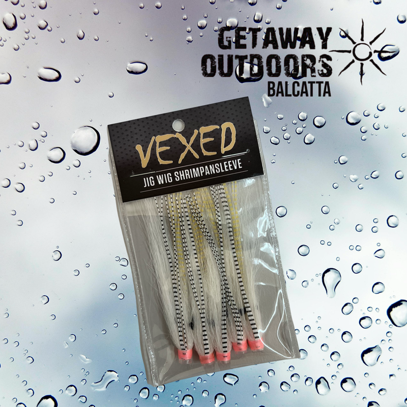 Vexed Jig Wig Shrimpansleeve (4mm | 8cm) - Variety of Colours Available