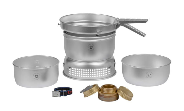 Trangia Series 25 Storm Ultralight Complete Stove &amp; Cooking Kit - Large Model 25-1 UL (Weight 845g)