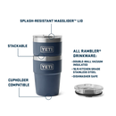 Yeti Rambler 16oz (473ml) Stackable Cup with Magslider Lid - Solar Flare