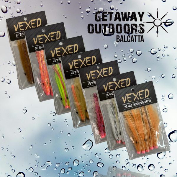 Vexed Jig Wig Shrimpansleeve (4mm | 8cm) - Variety of Colours Available