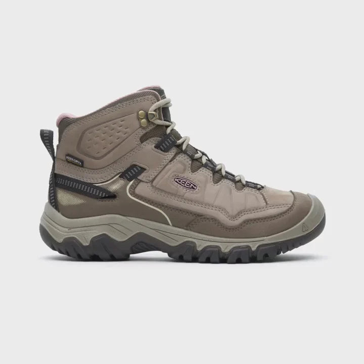 Keen Women's Targhee IV Mid Waterproof Boot - Brindle Nostalgia Rose