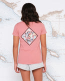 Salty Crew Womens Tipper Classic Short Sleeve Tee - Dusty Rose