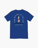 Salty Crew Boys Outerbanks Short Sleeve Tee - Royal Blue