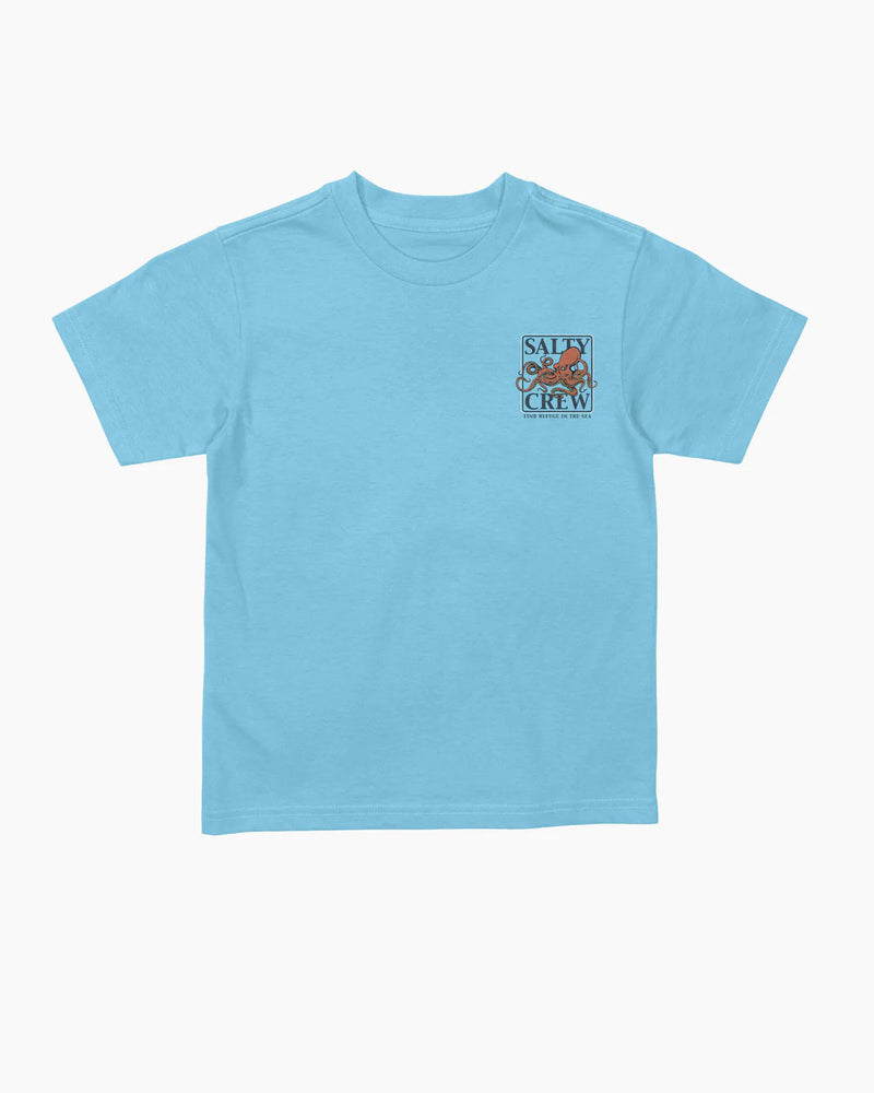 Salty Crew Toddler Ink Slinger Short Sleeve Tee - Sky Blue