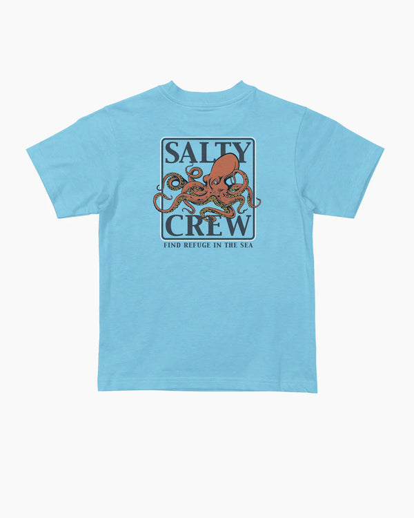 Salty Crew Toddler Ink Slinger Short Sleeve Tee - Sky Blue
