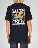 Salty Crew Boys Ink Slinger Short Sleeve Tee - Black