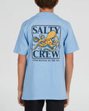Salty Crew Ink Slinger Boys Short Sleeve Tee - Marine Blue