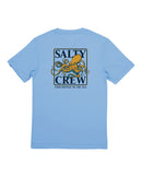 Salty Crew Ink Slinger Boys Short Sleeve Tee - Marine Blue