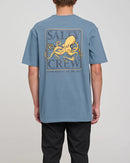 Salty Crew Ink Slinger Standard Short Sleeve Tee - Dark Slate