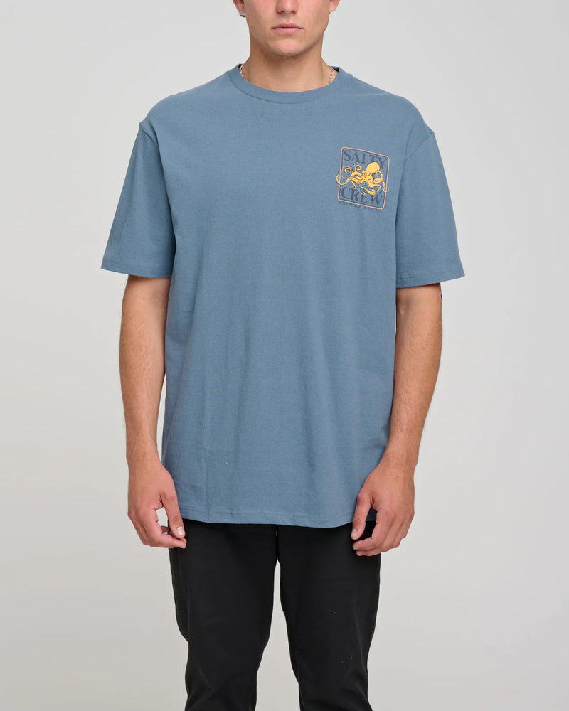 Salty Crew Ink Slinger Standard Short Sleeve Tee - Dark Slate