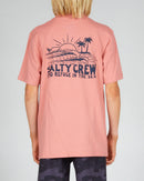 Salty Crew Boys Shorebreak Short Sleeve Tee - Coral