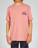 Salty Crew Boys Shorebreak Short Sleeve Tee - Coral