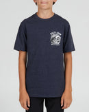 Salty Crew Boys Tsunami Short Sleeve Tee - Navy Heather