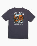 Salty Crew Boys Tsunami Short Sleeve Tee - Navy Heather