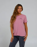 Salty Crew Love Bite Boyfriend Tee - Warm Lilac