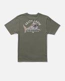 Salty Crew Lurking Short Sleeve Tee - Dusty Olive