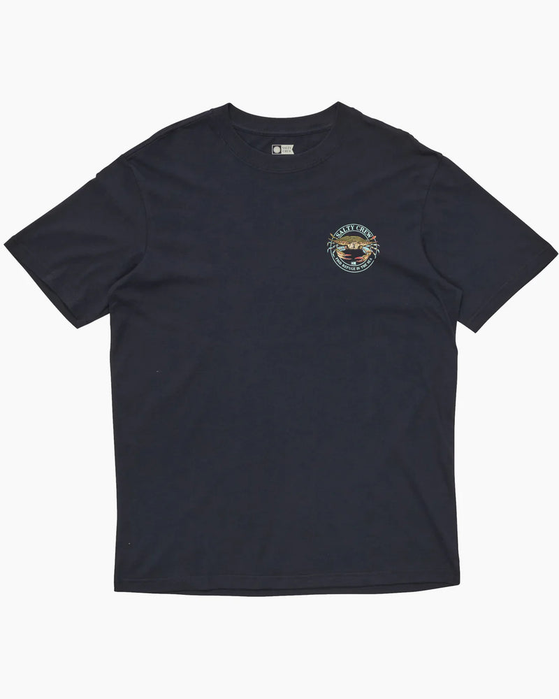 Salty Crew Mens Jimmy Premium Short Sleeve Tee - Navy
