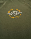 Salty Crew Cleat Knot Premium Short Sleeve Tee- Dusty Olive
