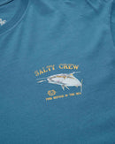 Salty Crew Surface Classic Short Sleeve Tee - Cast Blue